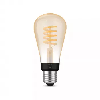 Philips ST64 – Lampadina smart E27, lampadina smart, Bluetooth/Zigbee, LED, E27, ST64, bianco caldo, bianco freddo