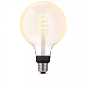 Lampadina smart Philips G125 E27 Filament Globe, 7 W, Bluetooth/Zigbee, 125×192 mm