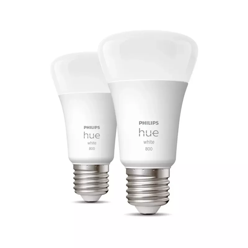 Philips Hue White A60 – lampadina smart E27 – 800 (confezione da 2)