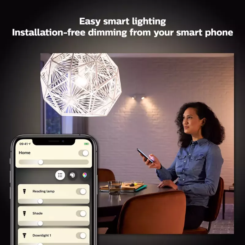 Philips Hue White A60 – lampadina smart E27 – 800 (confezione da 2)