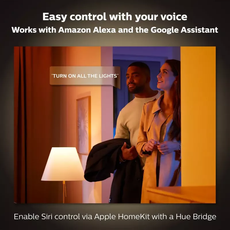 Lampada intelligente Philips Hue White Candle E14, Bluetooth, 6 kWh/1000h, AC, bianco, dimensioni 72×55×174 mm