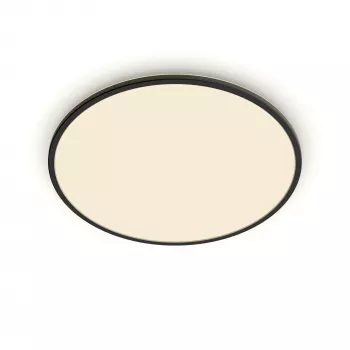 Plafoniera Philips Functional Super slim 36 W LED nero rotonda