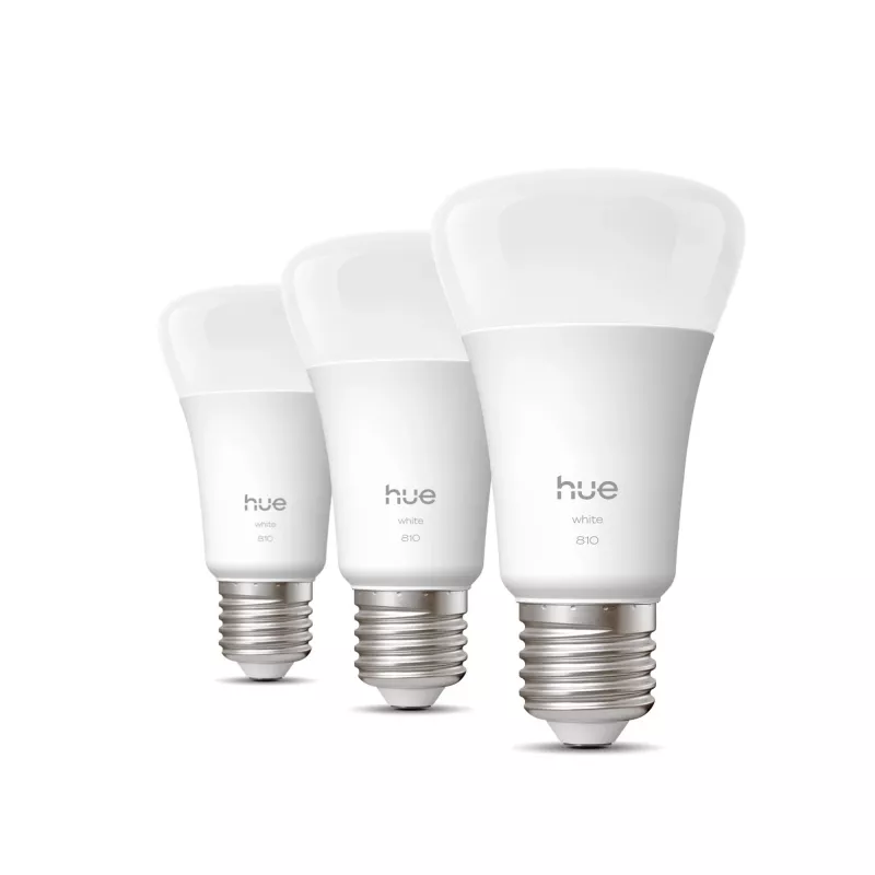 Philips A60 – Lampadina smart E27 – 810, Bluetooth/Zigbee, LED, E27, A19, bianco caldo, 2700 K