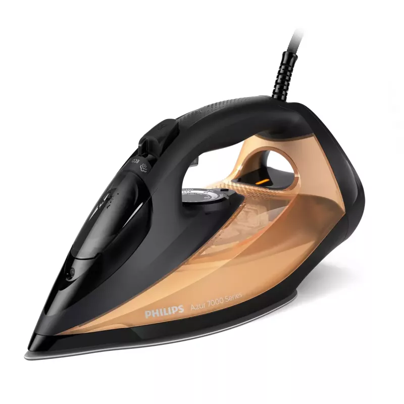 Philips serie 7000 DST7040/80 HV ferro da stiro a vapore nero/oro