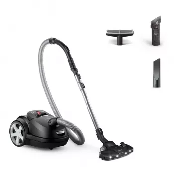 Aspirapolvere a traino Philips serie 8000 XD8122/10 — 900 W, 4 L sacchetto, filtro HEPA, nero