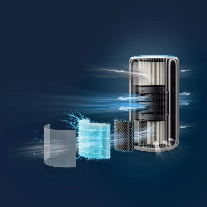 Philips serie 3200 PureProtect, 47,5 dB, 520 m³/h