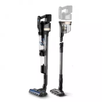 Philips serie 9000 XW9463/11 aspirapolvere a bastone/scopa elettrica aspirapolvere a bastone 2 in 1 batteria a umido e a secco senza sacchetto 150 W nero