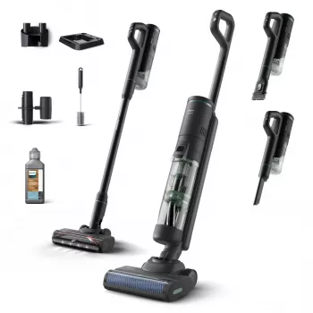 Philips serie 7000 XW7263/11 aspirapolvere a bastone/scopa elettrica aspirapolvere a bastone 2 in 1 batteria a umido e a secco senza sacchetto 0,45 l 160 W nero