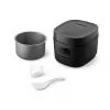 Cuociriso Philips serie 3000 HD3080/80, 0,54 L, 400 W, nero, controllo a pulsanti