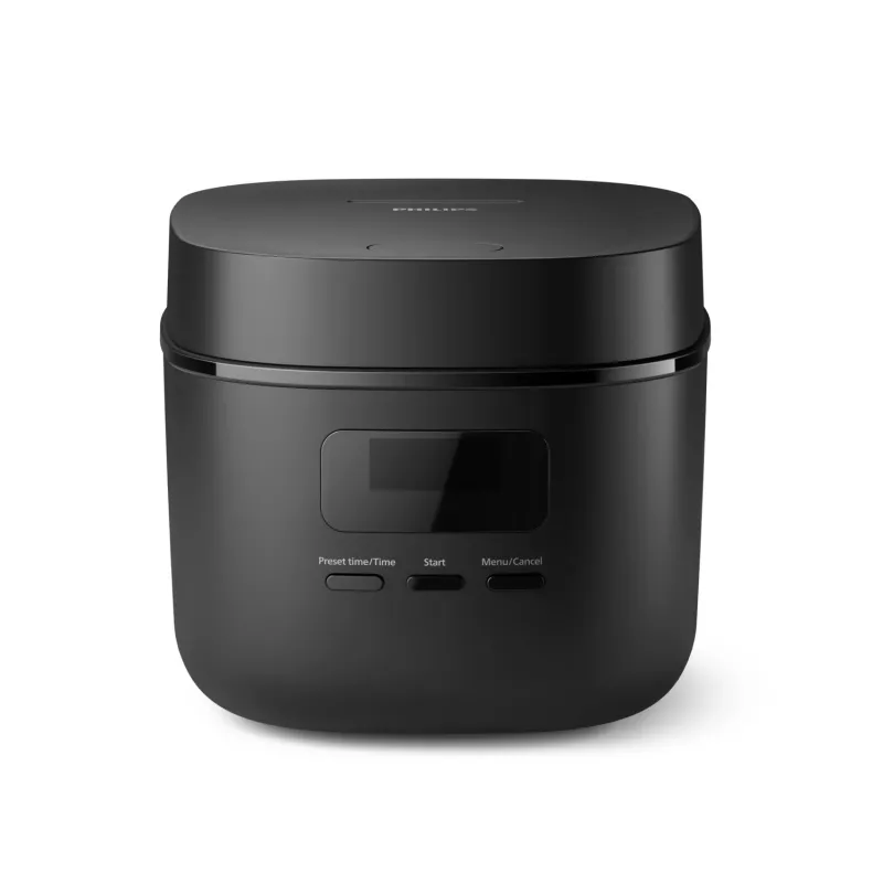 Cuociriso Philips serie 3000 HD3080/80, 0,54 L, 400 W, nero, controllo a pulsanti