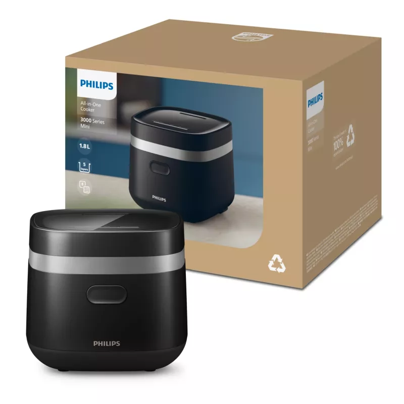 Philips serie 3000 HD3090/80 pentola a pressione elettrica nero 436 W