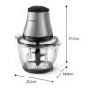 Philips serie 3000 HR1503/00 tritatutto elettrico 2 L 500 W acciaio inox