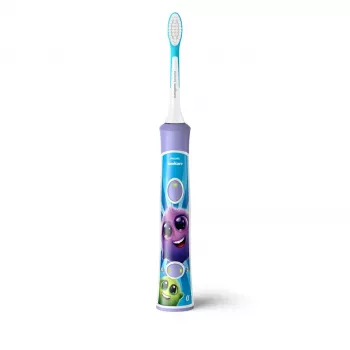 Spazzolino sonico Philips Sonicare For Kids HX6322/12 – batteria ricaricabile Li-Ion integrata, 1 manico, 2 testine, modalità cura quotidiana