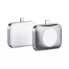 Caricabatterie per dispositivi mobili Satechi ST-UC2WCDM USB ricarica wireless cuffie smartwatch argento bianco