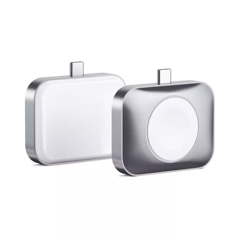 Caricabatterie per dispositivi mobili Satechi ST-UC2WCDM USB ricarica wireless cuffie smartwatch argento bianco
