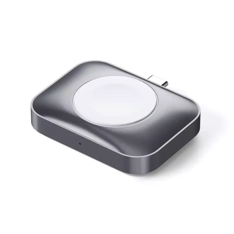 Caricabatterie per dispositivi mobili Satechi ST-UC2WCDM USB ricarica wireless cuffie smartwatch argento bianco