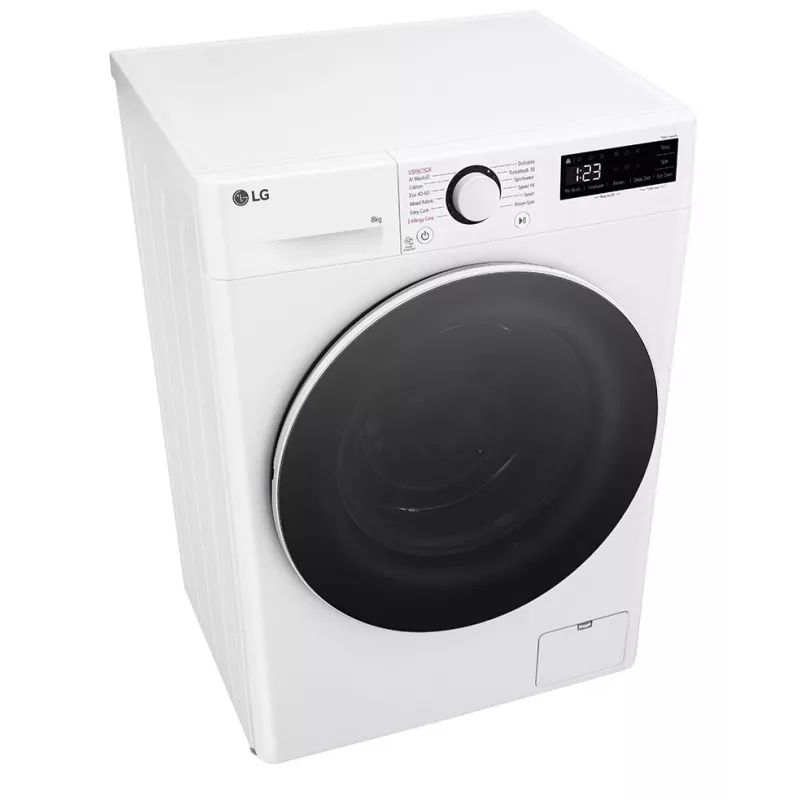 Lavatrice LG F2WR508S0W a carica frontale 8 kg 1160 giri/min nero, bianco