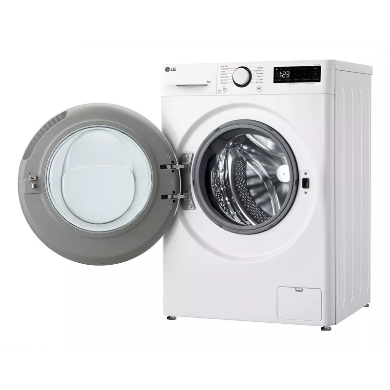 Lavatrice LG F2WR508S0W a carica frontale 8 kg 1160 giri/min nero, bianco