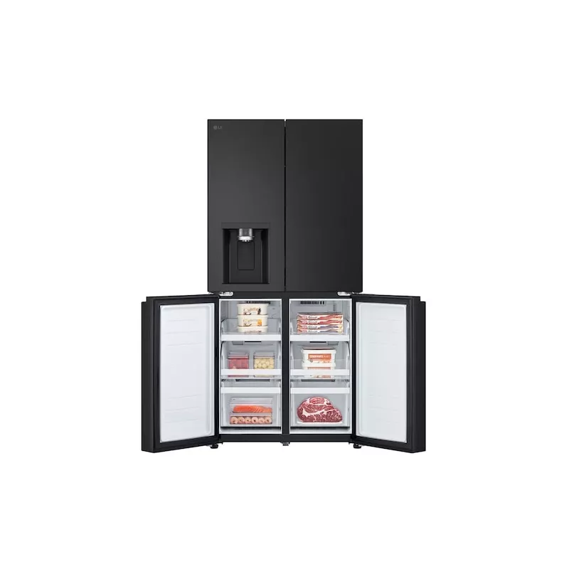 Frigorifero side-by-side LG GML861EPPE a libera installazione 506 L nero