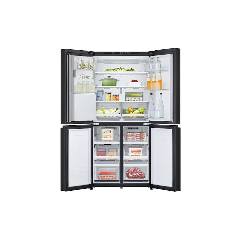 Frigorifero side-by-side LG GML861EPPE a libera installazione 506 L nero