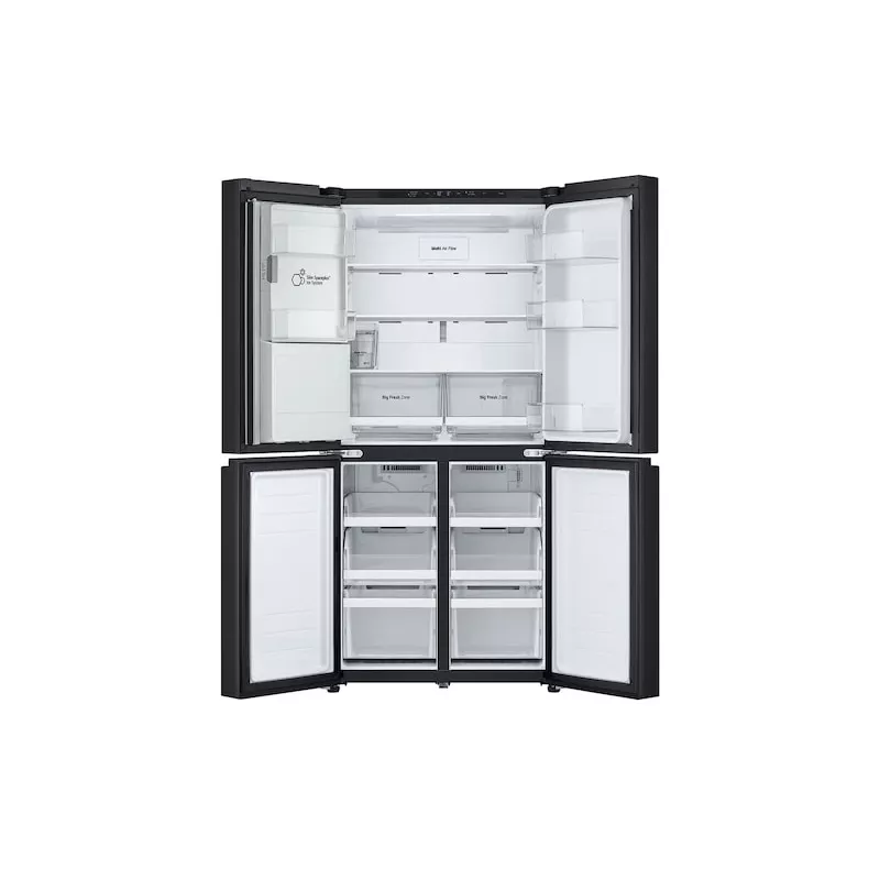 Frigorifero side-by-side LG GML861EPPE a libera installazione 506 L nero