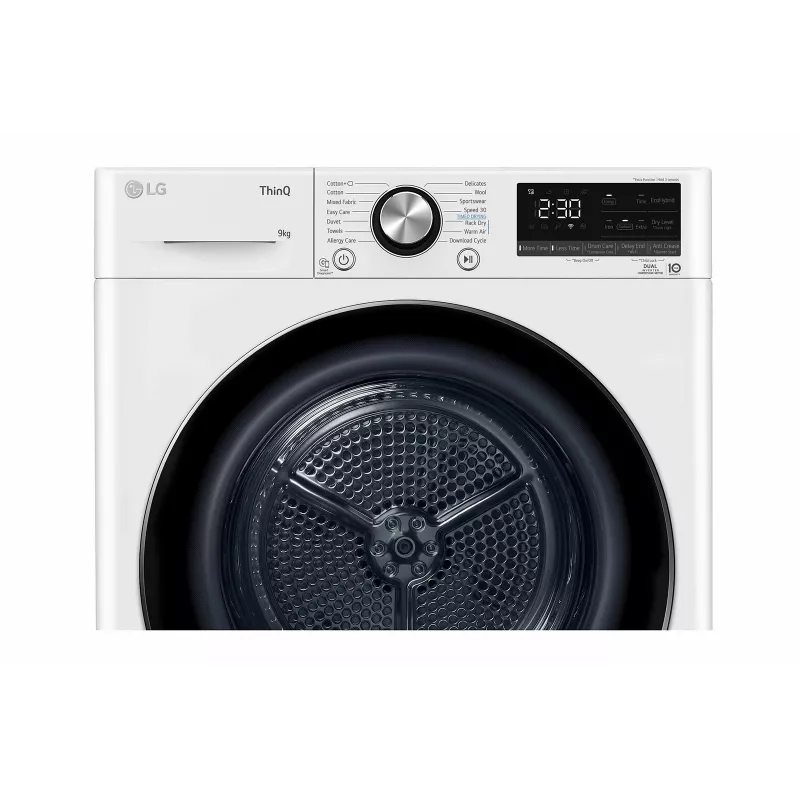 LG RH90V9AV2N asciugatrice libera a carica frontale 9 kg bianca