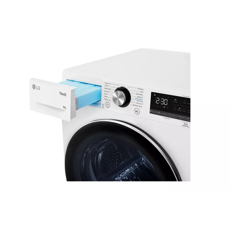 LG RH90V9AV2N asciugatrice libera a carica frontale 9 kg bianca