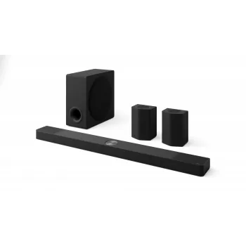 Soundbar LG S95TR 9.1.5 canali 810 W RMS con subwoofer wireless 220 W, nero
