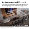 Soundbar LG S95TR 9.1.5 canali 810 W RMS con subwoofer wireless 220 W, nero