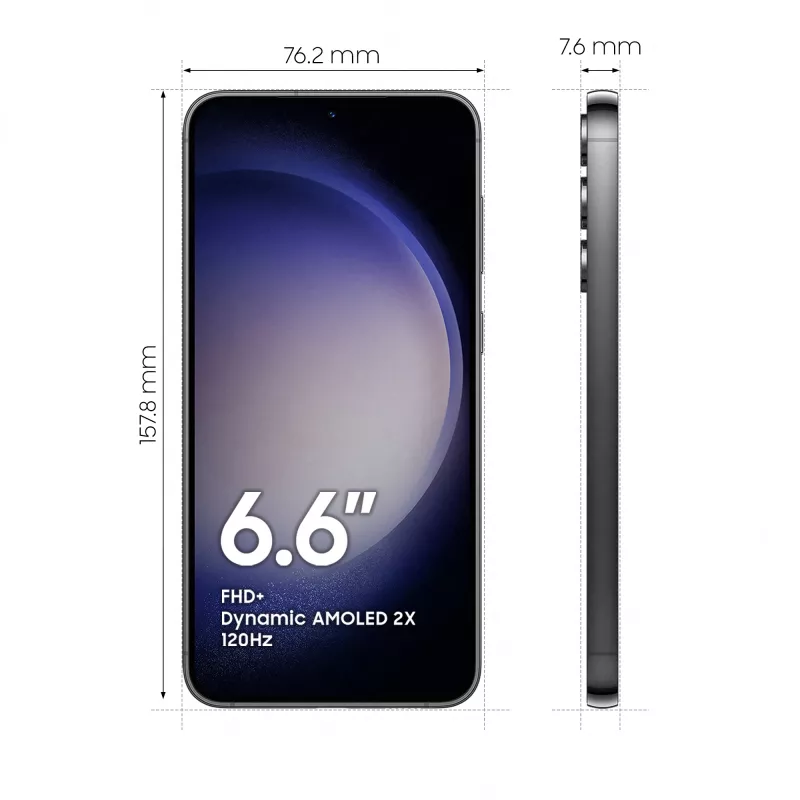 Samsung Galaxy S23+ SM-S916B 16,8 cm (6,6 inch) Dual SIM Android 13 5G USB Type-C 8 GB 256 GB 4700 mAh nero