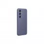 Custodia in silicone Samsung Galaxy S24 viola monocromatico