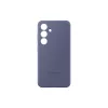 Custodia in silicone Samsung Galaxy S24 viola monocromatico