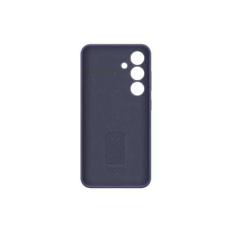 Custodia in silicone Samsung Galaxy S24 viola monocromatico