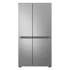 LG NatureFRESH GSBC40PYPE frigorifero americano combinato con congelatore – Prime Silver – classe di efficienza energetica E