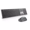 DELL Pro Plus tastiera e mouse - KM7321W - UK (QWERTY), Full-Size (100%), wireless, RF Wireless + Bluetooth, QWERTY, grigio, titanio, mouse incluso