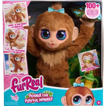 FurReal Peanut la scimmia giocosa, bambino/bambina, 4 anni FurReal Peanut la scimmia giocosa. Colore del prodotto: multicolore