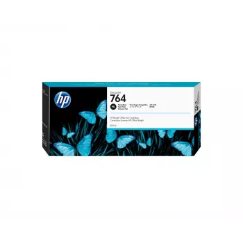 HP 764 cartuccia d'inchiostro nero fotografico da 300 ml per DesignJet, serie HP DesignJet T3500 Production eMFP, stampa a getto d'inchiostro termico, nero, Singapore, 283 mm, 41 mm