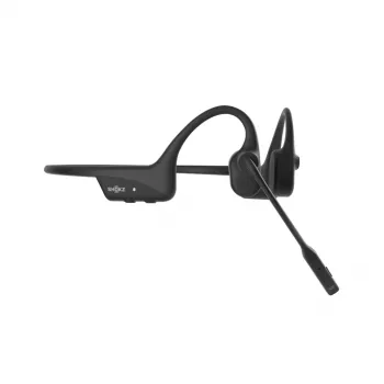 SHOKZ OpenComm2 2025 Upgrade cuffie wireless Bluetooth a conduzione ossea per videoconferenze con porta di ricarica USB-C | 16 ore di conversazione, portata 29 m, 1 ora di ricarica | Con microfono ad archetto con cancellazione del rumore, nero
