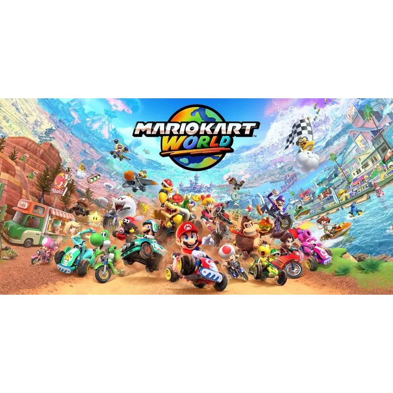 Nintendo Mario Kart World, Nintendo Switch 2, modalità multigiocatore, supporto fisico