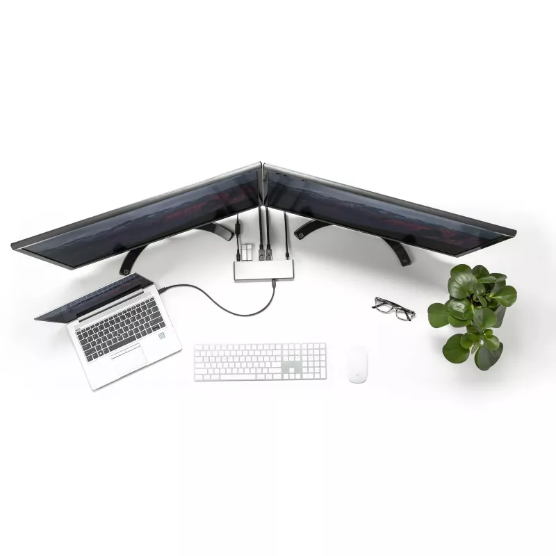 StarTech.com Thunderbolt 3 Dock – Docking station per laptop TB3 con doppio monitor 4K-6 a 60 Hz, DisplayPort, HDMI e VGA 1080p – 85 W Power Delivery e ricarica – 2x USB-A, Ethernet – Mac e Windows