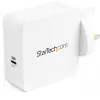 StarTech.com caricabatterie da parete USB-C - caricabatterie per laptop USB-C 60 W PD - cavo da 6 piedi/2 m - alimentatore Type-C universale compatto - Dell XPS/Lenovo X1 Carbon/HP EliteBook/MacBook - certificato USB-IF/CE