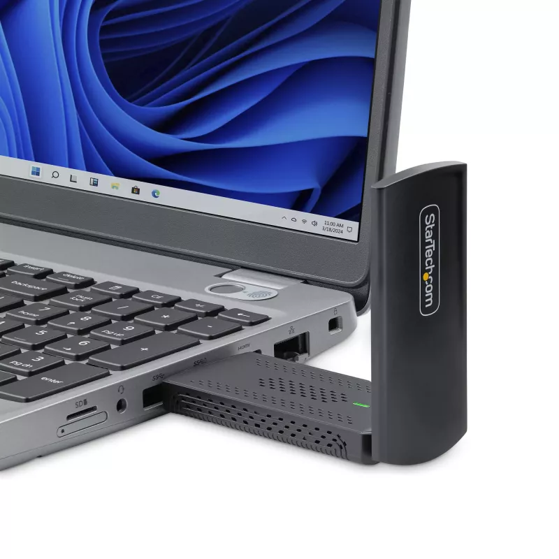 StarTech.com AX54005A-USB-WIFI-6E scheda di rete WLAN 2402 Mbit/s