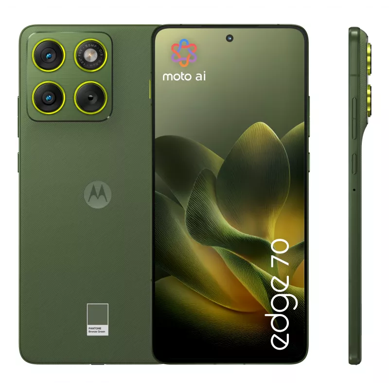 Motorola edge 70 17 cm (6.7 pollici) Dual SIM Android 16.0 5G USB Type-C 12 GB 512 GB 4800 mAh verde