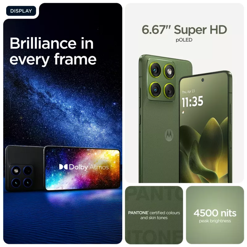 Motorola edge 70 17 cm (6.7 pollici) Dual SIM Android 16.0 5G USB Type-C 12 GB 512 GB 4800 mAh verde