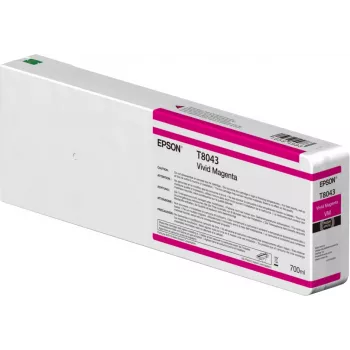 Epson confezione singola Vivid Magenta T804300 UltraChrome HDX/HD 700 ml