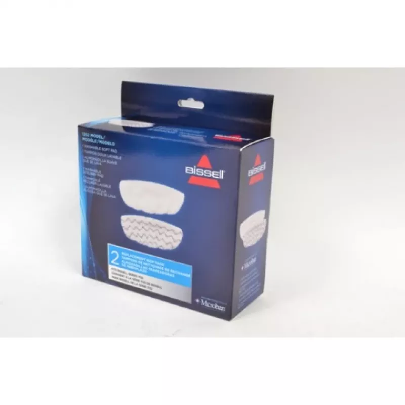 Bissell Vac & Steam - panni per lavaggio, bianco, Vac & Steam, box, 2 pz.
