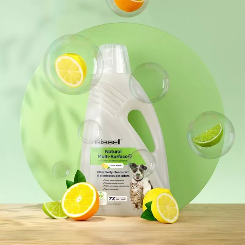 Bissell Natural Multi-surface detergente per pavimenti per animali domestici 2L