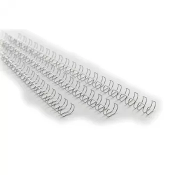 GBC spirali di rilegatura MultiBind 6 mm, argento, 130 fogli, A4, 172 mm, 81 mm, 100 pz.