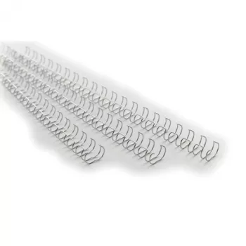 GBC spirali di rilegatura MultiBind 12 mm, argento, 130 fogli, A4, 281 mm, 124 mm, 100 pezzi