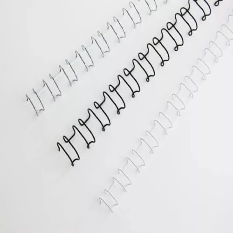 GBC spirali di rilegatura MultiBind 12 mm, argento, 130 fogli, A4, 281 mm, 124 mm, 100 pezzi